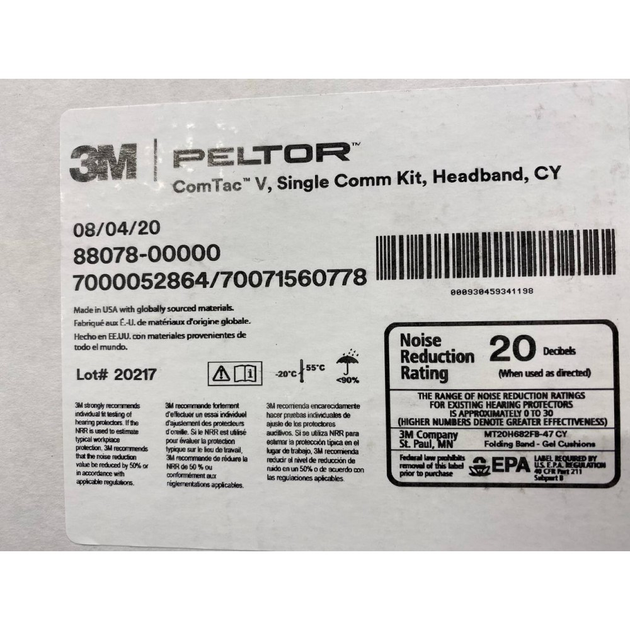 Активні навушники 3M PELTOR COMTAC V Single Kit + кнопка PTT - зображення 2