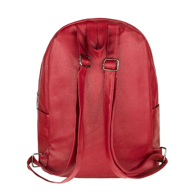 Рюкзак городской BackPack Заклепки Rivets Кожзам 30х23х12 см Красный (22472) - Фото 3 Рюкзак городской BackPack Заклепки Rivets Кожзам 30х23х12 см Красный (22472) - изображение 3