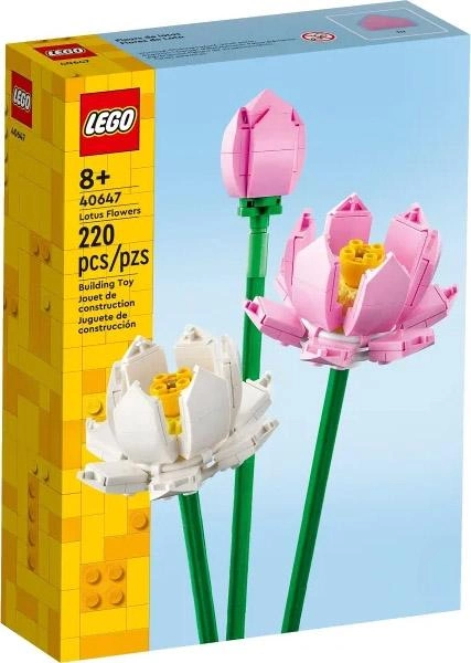 Zestaw klocków LEGO Kwiaty lotosu 220 elementów (40647) - obraz 1