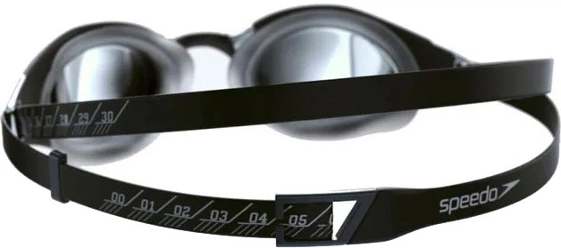 Окуляри для плавання Speedo Fastskin Hyper Elite (8-12818F976) Чорно-срібні Уні OSFM (5053744613321) - зображення 2