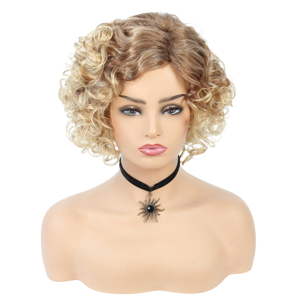 Парик Blond каре волнистый, натуральные синтетические волосы - изображение 2