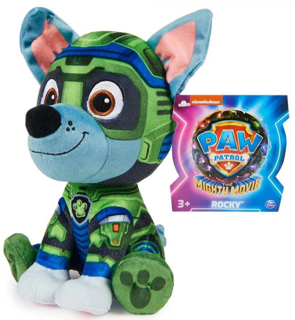 Мягкая игрушка Spin Master Щенячий патруль в кино 2 щенок Рокки 15 см (SM84240/9857) - изображение 5