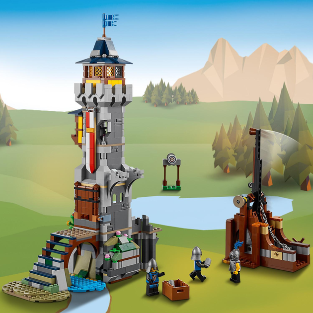 Конструктор LEGO Creator 3 in 1 Середньовічний замок 1426 деталей (31120) - зображення 6