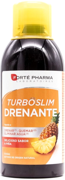 Syrop Forte Pharma Laboratoires Pineapple Draining Turboslim 500 ml (8470001879615) - obraz 1