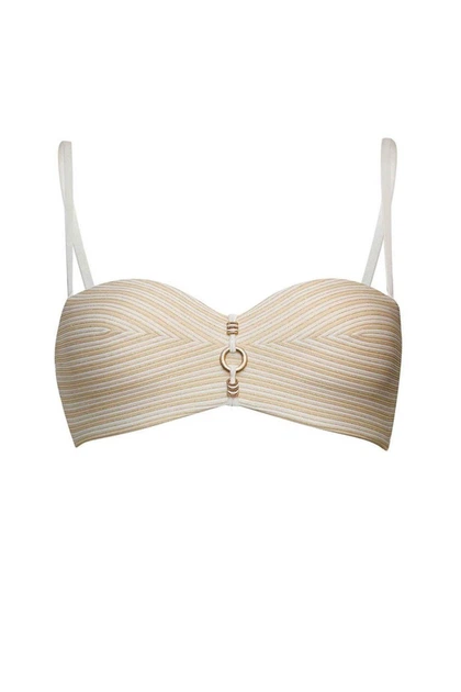 Верх купальника Push Up Marc & Andre 42D Бежевый-Золотой (64996) - изображение 2