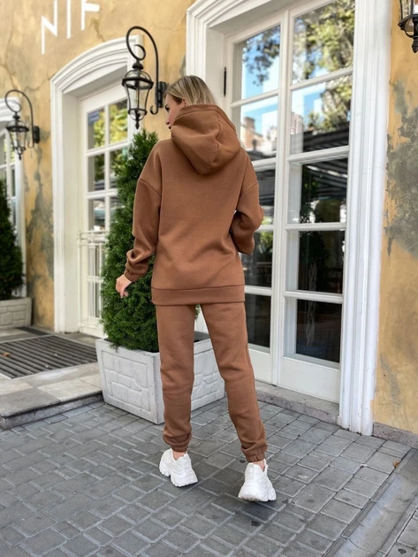 Костюм "Style" (unisex / турецький футер) Мод. ТЕВ_7711, шаколад ,розмір 44-46 - изображение 4