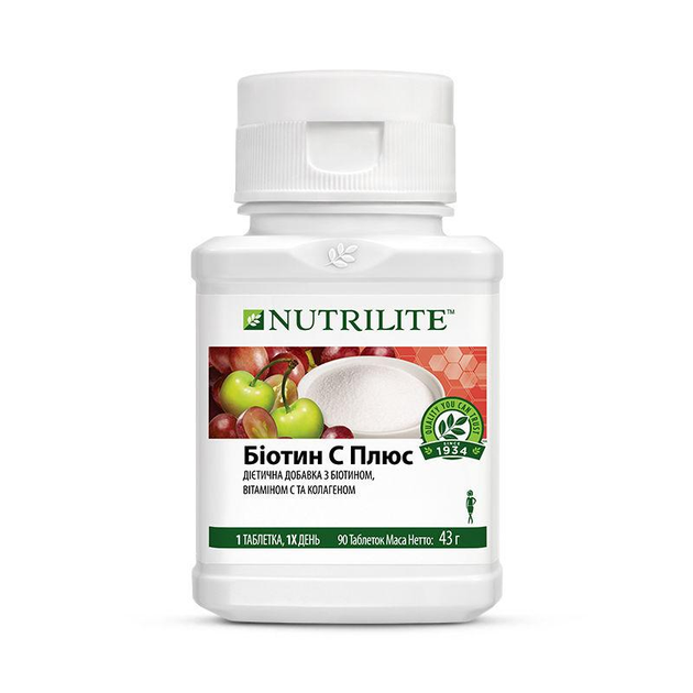 Биотин С плюс Амвей Амвей Емвей Nutrilite 120 таб. – фото, отзывы ...