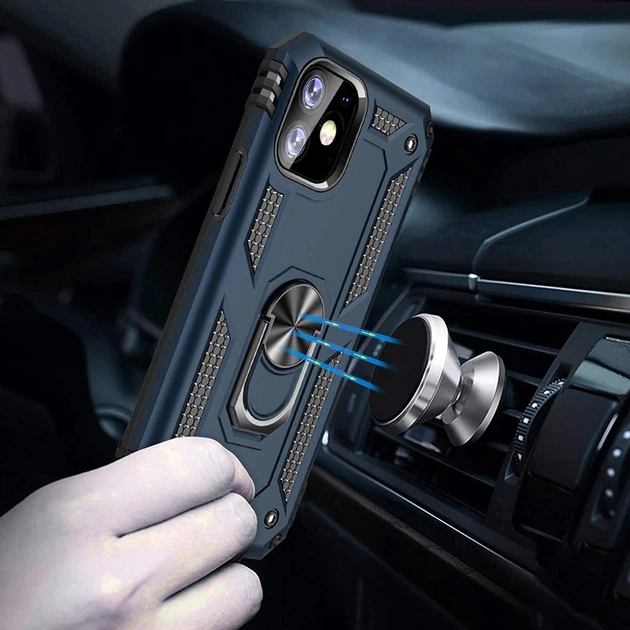 Чехол Shield для Iphone 12 mini Бампер противоударный Blue - изображение 2
