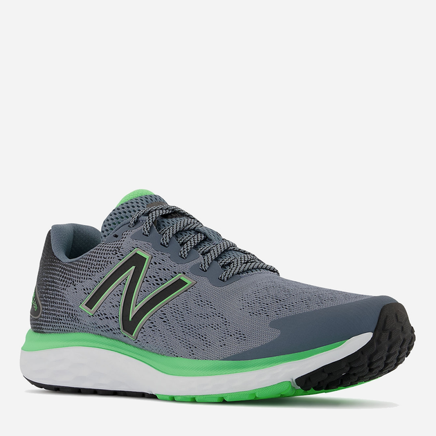 Чоловічі кросівки для бігу New Balance 680 M680CG7 41.5 (8US) 26 см Сірий/Зелений (195907662311) - зображення 2