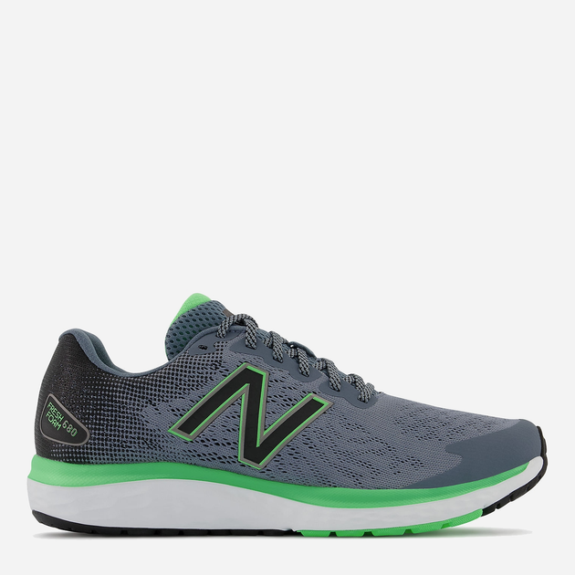 Buty do biegania męskie po asfalcie New Balance 680 M680CG7 46.5 (12US) 30 cm Szary/Zielony (195907662397) - obraz 1