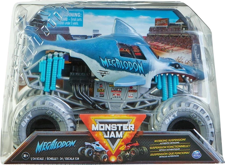 Джип-внедорожник монстр трак Мегалодон Монстр Джем 1:24 Megalodon