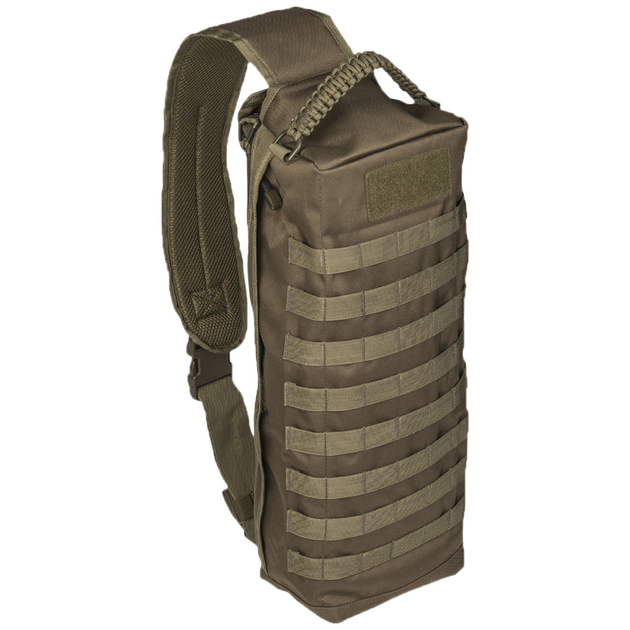 Сумка-рюкзак тактическая однолямочная Mil-tec Танкер 15 литров олива (13726301) - изображение 1