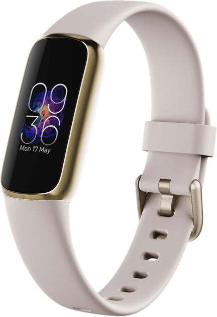 Smartband Fitbit Luxe Złoty/Biały (FB422BKBK) - obraz 1