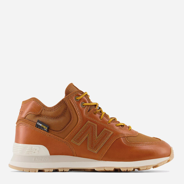 Buty sportowe męskie skórzane na platformie do kostki New Balance 574 U574HBB 45 (11US) 29 cm Brązowe (196307514392) - obraz 1