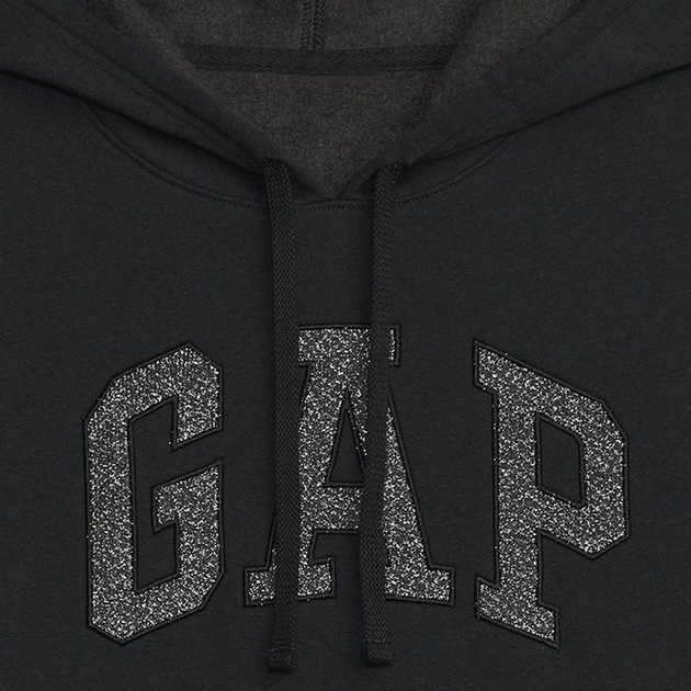 Bluza damska z kapturem kangurka GAP 796099-01 L Czarna (1200115933746) - obraz 6