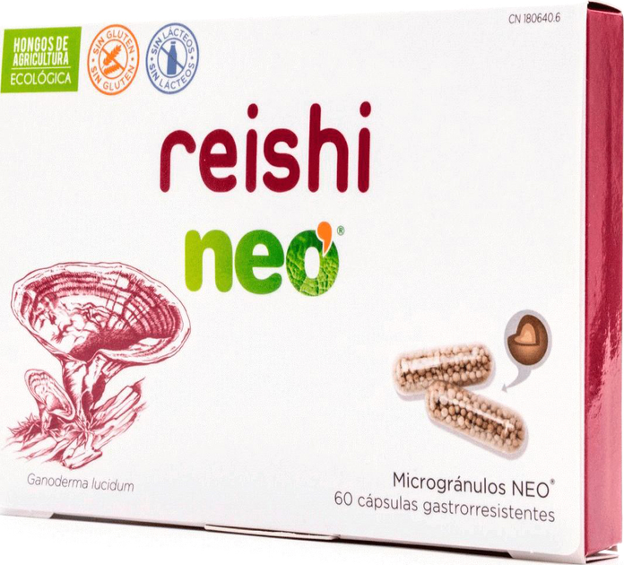 Дієтична добавка Neovital Reishi Neo 60 шт (8436036590765) - зображення 1