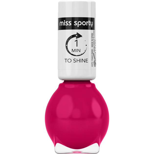 Лак для нігтів Miss Sporty 1' to shine 123 7 мл (3616304431012) - зображення 1
