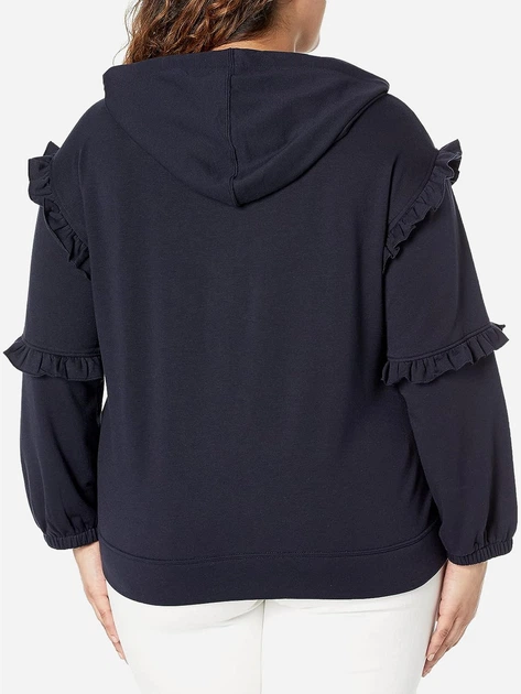 Худи теплое женское Tommy Hilfiger 703414713 3X Синее (1159790027) - Фото 6 Худи теплое женское Tommy Hilfiger 703414713 3X Синее (1159790027) - изображение 6