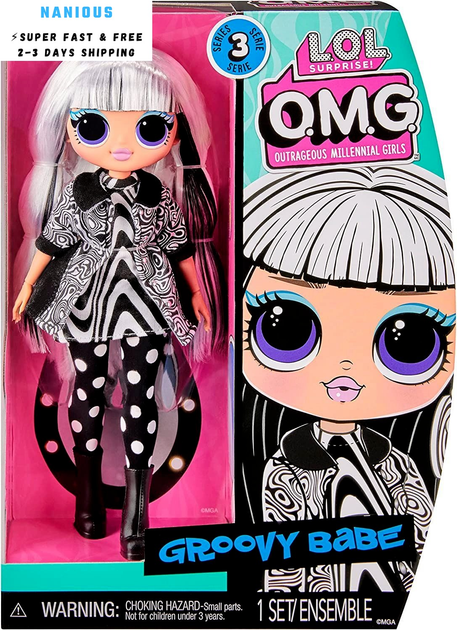 Lalka L.O.L. Surprise OMG S3 Groovy Babe (35051588573) - obraz 4