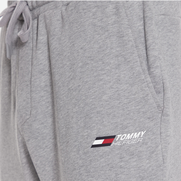 Spodnie dresowe męskie Tommy Hilfiger Regular Fit MW0MW30397 XL Szare (8720644607077) - obraz 4