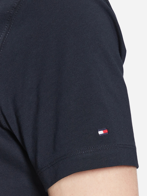 Koszulka męska Tommy Hilfiger Regular Fit MW0MW31538 XL Granatowa (8720644195352) - obraz 5