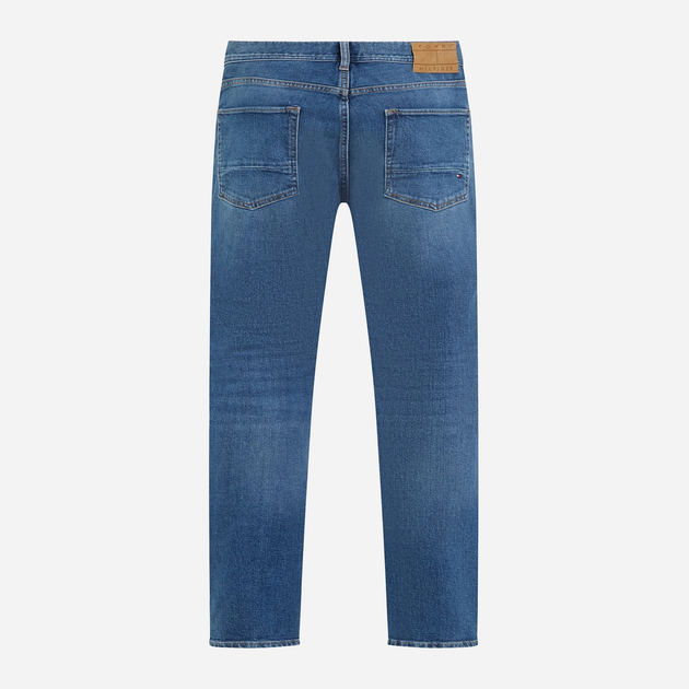 Jeansy regular fit męskie Tommy Hilfiger Fitted Straight MW0MW32079 30 Niebieskie (8720644101070) - obraz 5