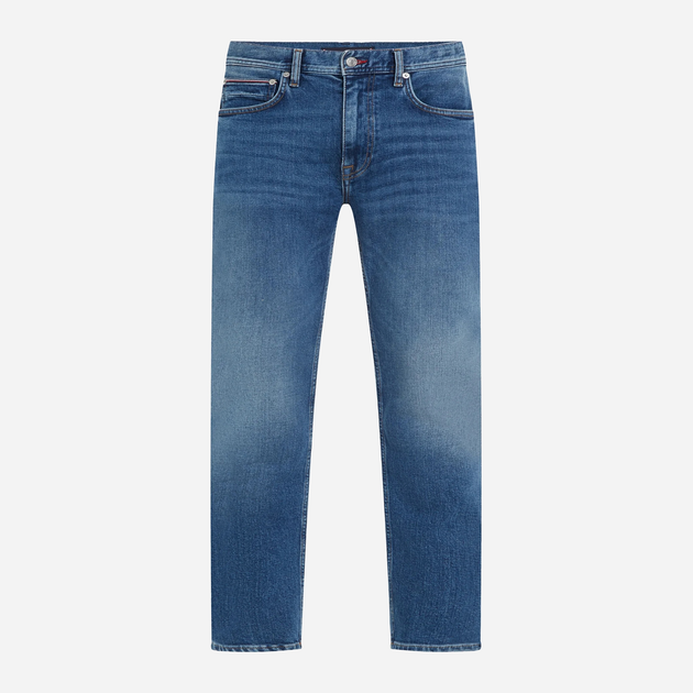 Джинси Regular fit чоловічі Tommy Hilfiger Fitted Straight MW0MW32079 34 Сині (8720644103326) - зображення 4