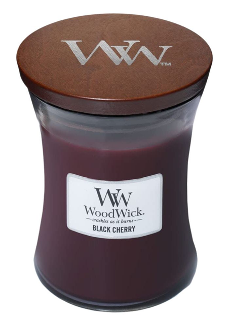 Świeca Woodwick Black Cherry 275 g (5038581057798) - obraz 2