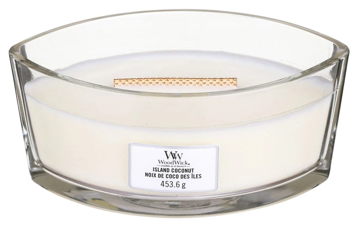 Świeca Woodwick Island Coconut 453.6 g (5038581056890) - obraz 1