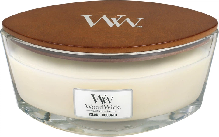 Świeca Woodwick Island Coconut 453.6 g (5038581056890) - obraz 3