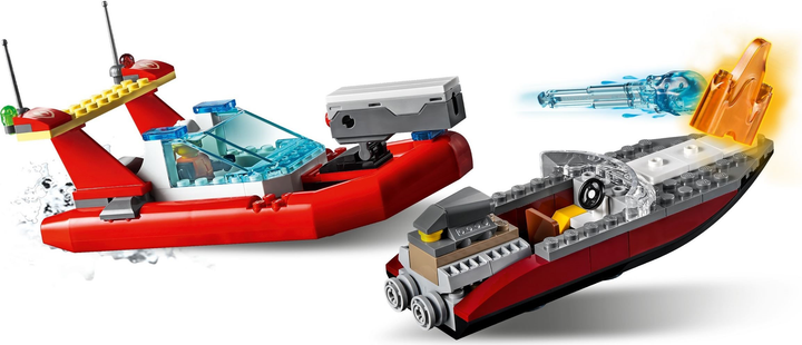 Zestaw klocków LEGO City Akcja nadmorskiej policji i strażaków 297 elementów (60308) - obraz 8