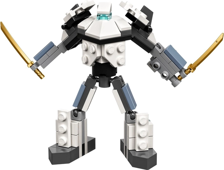 Zestaw klocków Lego Ninjago Titanium Mini Mech 77 części (30591) - obraz 2