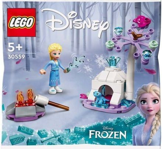 Zestaw klocków LEGO Disney Princess Frozen II Obóz leśny Elsy i Bruni 54 elementy (30559) - obraz 1