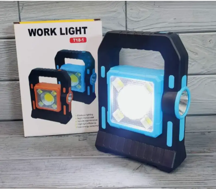 Кемпінговий переносний ліхтар Work Light T18-1 \ акумуляторний USB BR00014 - зображення 1