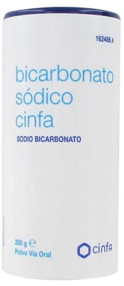 Харчова сода Cinfa Sodium Bicarbonate 200 г (8470001624864) - зображення 1