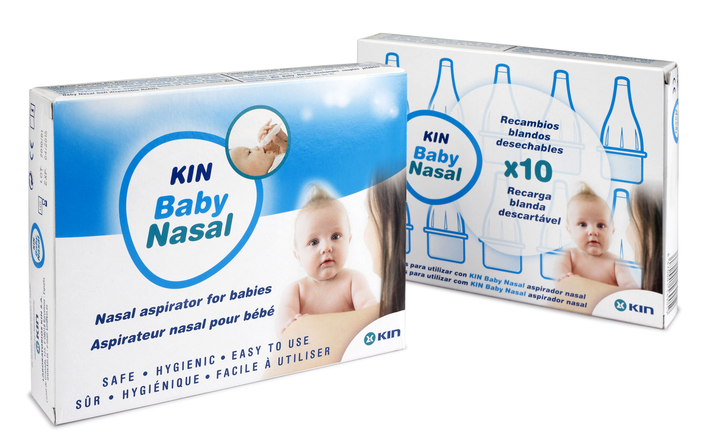 Набор Kin Baby Nasal Аспиратор + Сменный блок 10 шт (8470001582829) - изображение 1