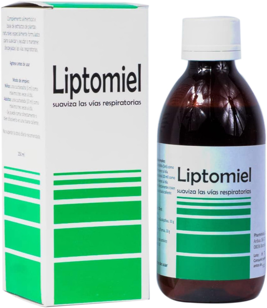 Сироп від кашлю Pharminicio Liptomiel Syrup 250 мл (8470001703248) - зображення 1