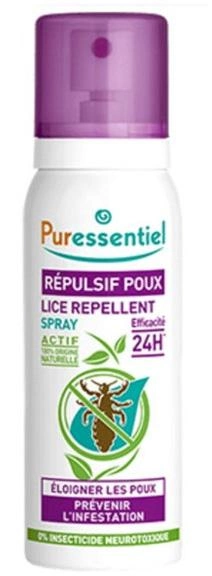 Спрей от вшей Puressentiel Lice Repellent Spray 75 мл (3401398426286) - изображение 1