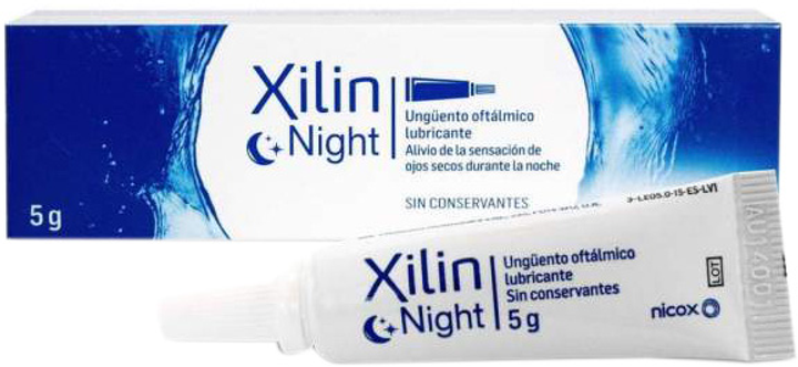 Гель для лікування сухості очей Vitaflor Visufarma Xilin Night Multidose 5 г (5060361080085) - зображення 1
