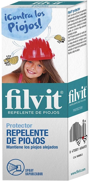 Спрей від вошей та гнид Filvit Lice Repellent Protector 125 мл (8470001606693) - зображення 1