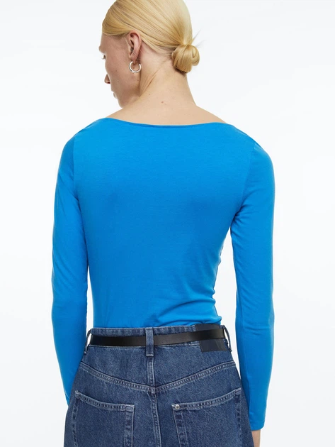 Боди-лонгслив H&M 061123802 XL Голубой (6666000267856) - Фото 2 Боди-лонгслив H&M 061123802 XL Голубой (6666000267856) - изображение 2