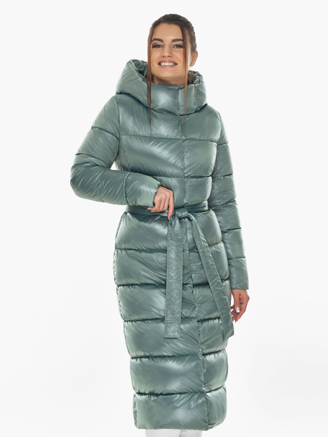 Акція на Куртка зимова довга жіноча Braggart 58450 50 (L) Турмалін від Rozetka