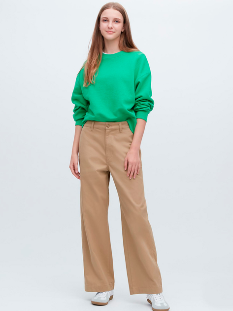 Брюки женские Uniqlo 707077992 27 Бежевые (1159786652) – в интернет ...