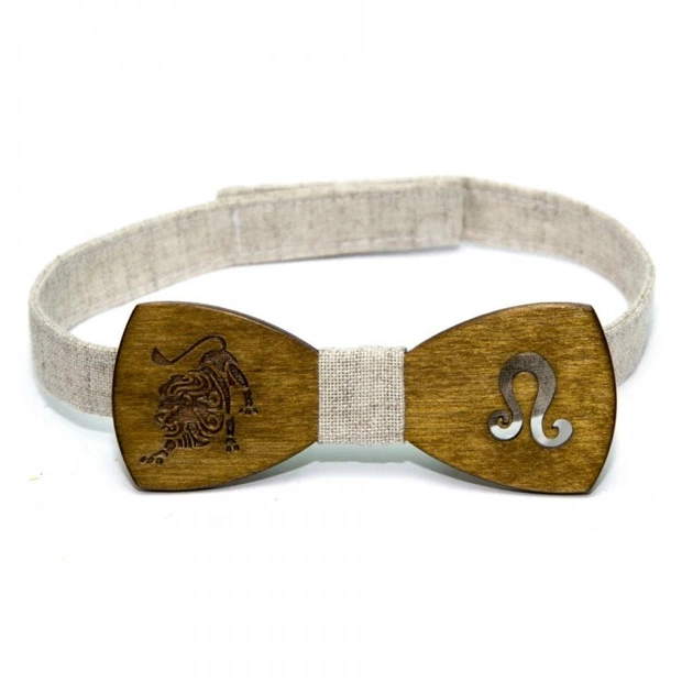 Галстук Бабочка деревянный Gofin wood 11,5х4,5 см (acs0002627) - изображение 4