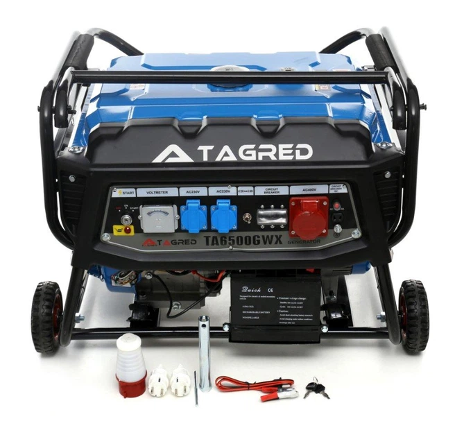 Профессиональный бензиновый трехфазный генератор TAGRED 6500W 230v\380v - Фото 2 Профессиональный бензиновый трехфазный генератор TAGRED 6500W 230v\380v - изображение 2