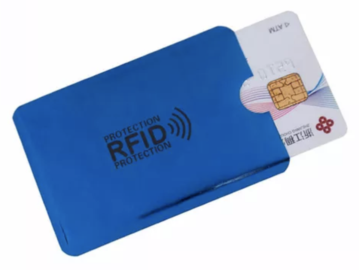 Защитный чехол для предотвращения чтения NFC RFID кражи данных кредитной карты #4 - изображение 2