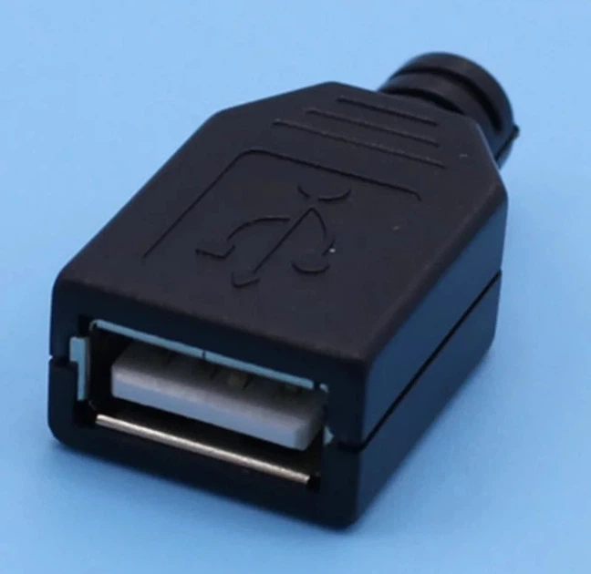 Разъем USB A штекер/вилка USB-A #3 - Фото 1 Разъем USB A штекер/вилка USB-A #3 - изображение 1
