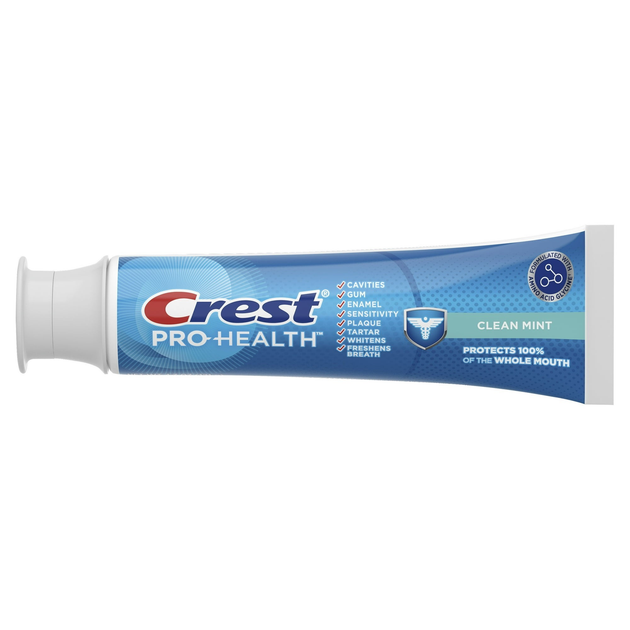 Зубна паста відбілююча Crest Pro Health Clean Mint 3 шт 365 г для відбілювання від карієсу з відбіленням американська паста крест прохелс з ментолом - зображення 11