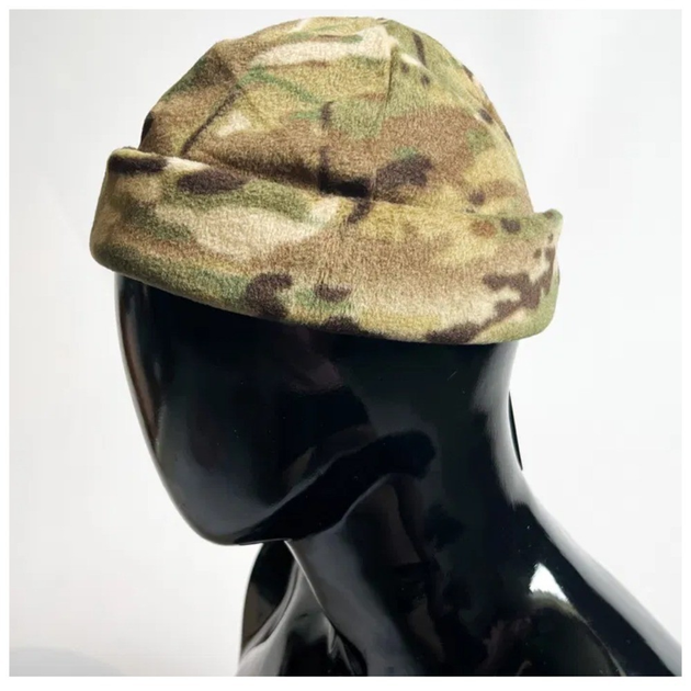 Флісова тактична шапка Helikon-Tex Watch Cap Camogrom One size мультикам - зображення 2