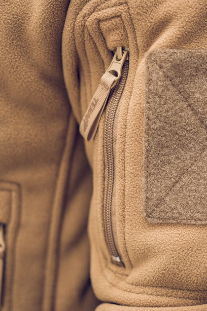 Куртка тактична флісова Texar Husky Coyote XL - изображение 2